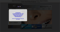 Desktop Screenshot of micerium.it