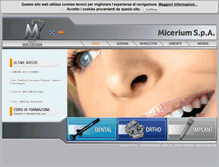 Tablet Screenshot of micerium.it